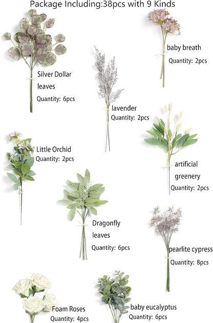 Serra Flora Artificial Greenery Spray Box Set - Image 2