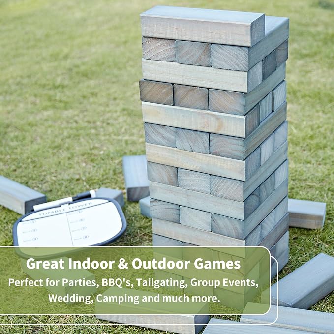 ApudArmis Giant Tumble Tower Stack to Over 5Ft - Image 6