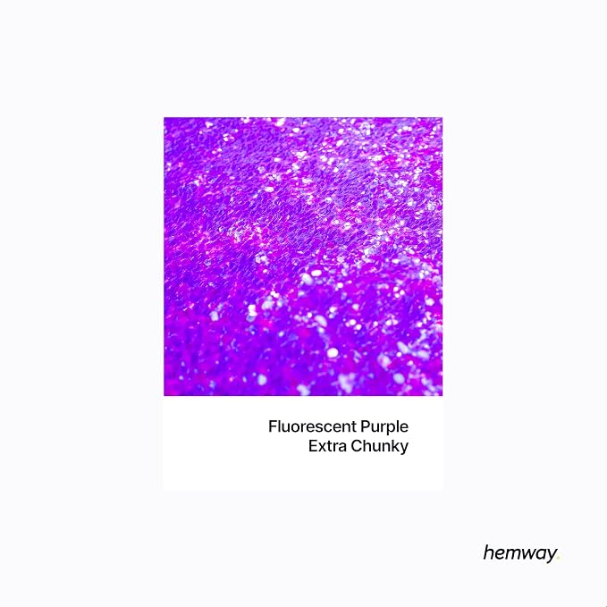 Hemway Polyurethane & Epoxy Resin Glitter 100g / 3.5oz Metallic Crystal Flake - Image 2
