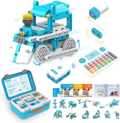 WhalesBot D3 Pro 12-in-1 STEM Wecode Pad Coding Robot Kit by WhalesBot