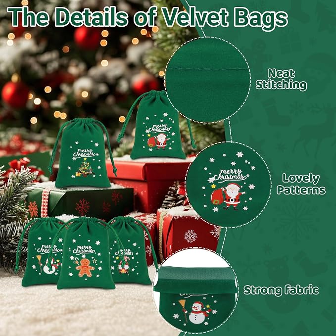 Tapleap Christmas Bags with Drawstring - Image 3