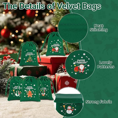 Tapleap Christmas Bags with Drawstring - Image 3