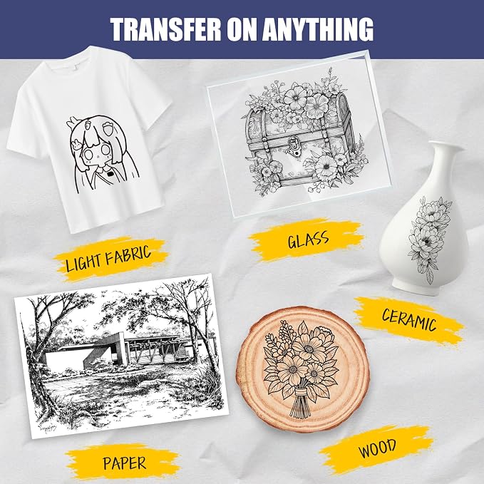 Carbon Paper for Tracing Transfer-Paper Pad, A4 8.3 X 11.8 Inch - Image 6