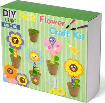 WATINC Mother's Day Spring Felt Flower Craft Kits - Image 7