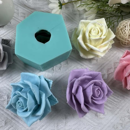 Bloom Rose Flower 3D Silicone Mold - Image 6