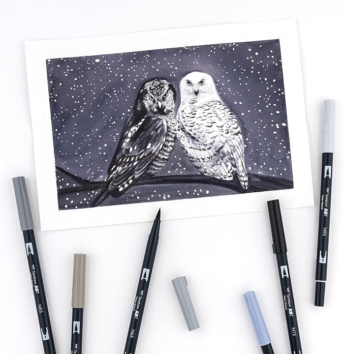 Tombow 56171 Dual Brush Pen Art Markers, Brush and Fine Tip Markers - Image 7