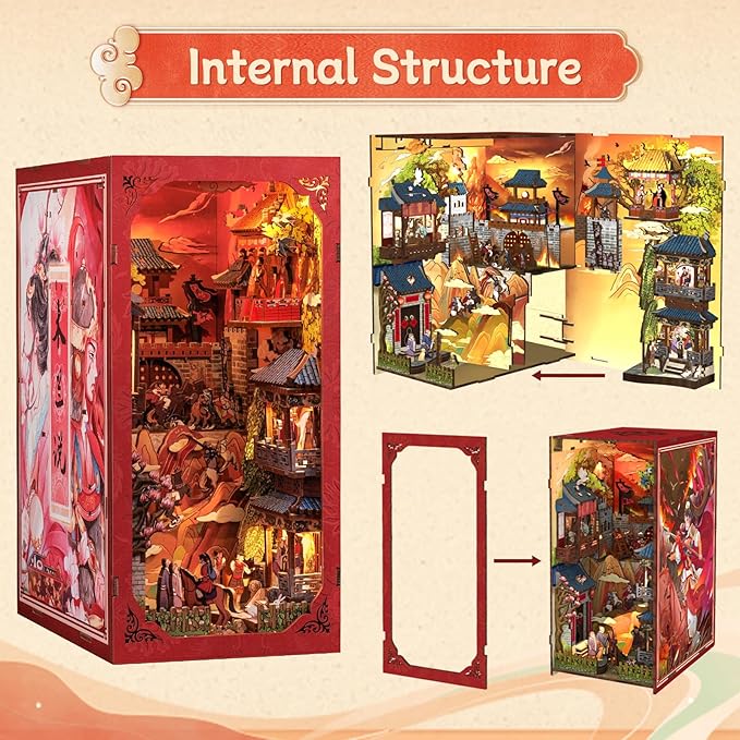 CUTEBEE Book Nook Kit - Image 6