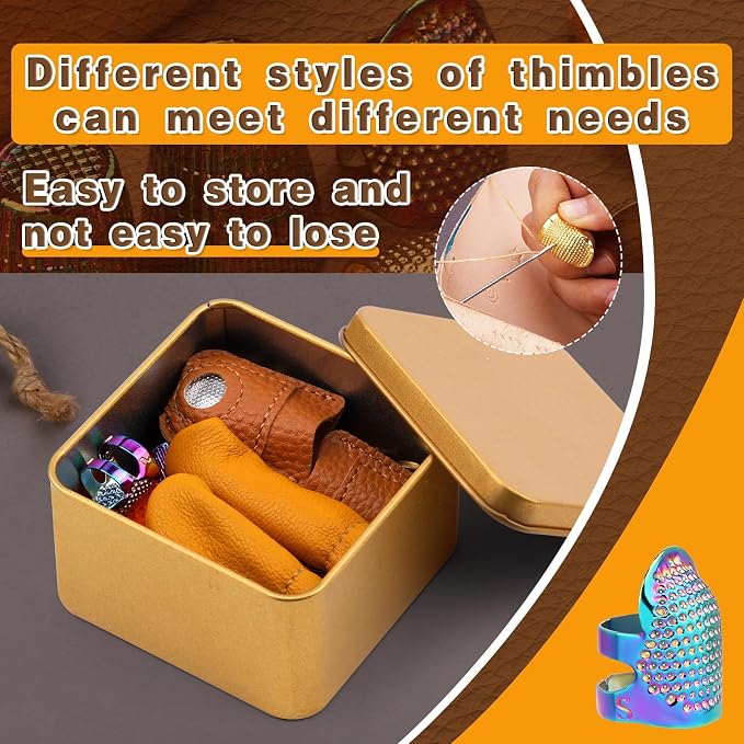 Ftyiwu Sewing Thimble, Hand Sewing Thimble - Image 3