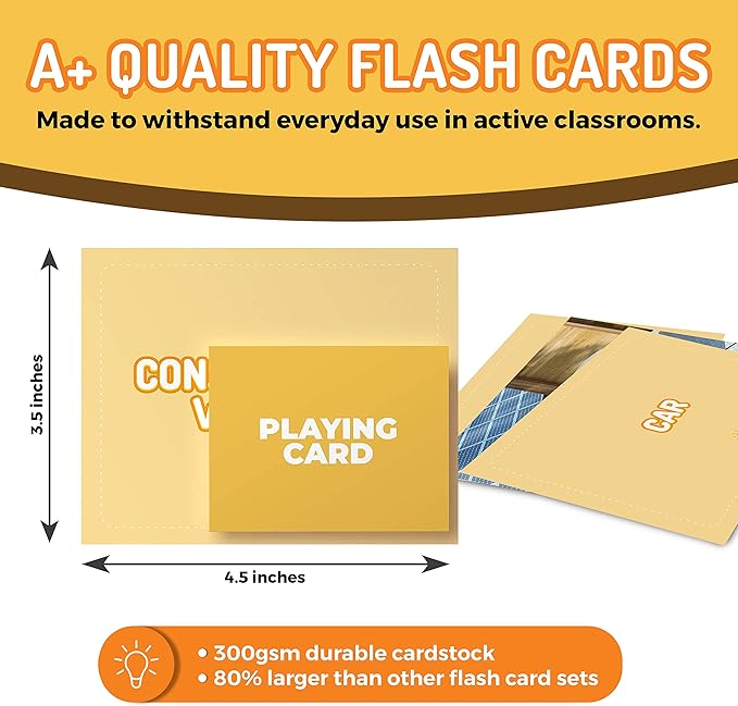 300 Noun Vocabulary Builder Flash Cards, Photo Cards - Image 3