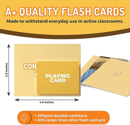 300 Noun Vocabulary Builder Flash Cards, Photo Cards - Image 3