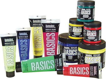 Liquitex BASICS Acrylic Paint, 118ml Tube, Raw Sienna - Image 4