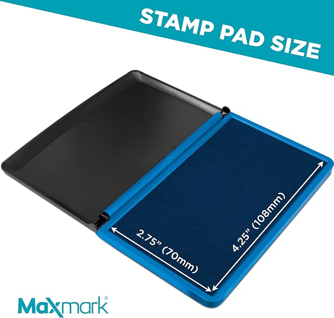 MaxMark Large Blue Stamp Pad - Image 3