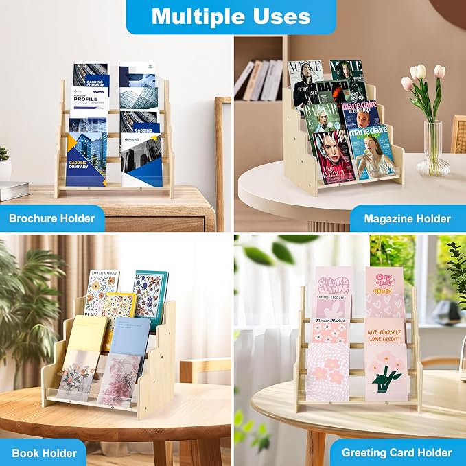 Greeting Card Display Stand, Acrylic Sticker Display Holder - Image 5