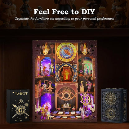 Book Nook Kit - DIY Miniature Dollhouse - Image 7