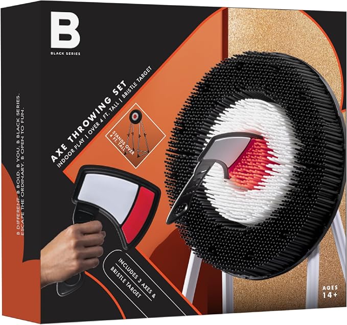 Black Series Axe Throwing Set – Indoor & Outdoor Party Game| Safe Plastic - Image 8