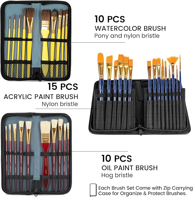 196Pcs Deluxe Artist Painting Set - Image 4