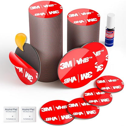 48 Pcs Round Double Sided Sticky Pads Heavy Duty, Made of 3M VHB, Extreme - Image 9