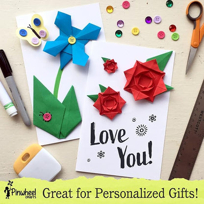 Pinwheel Crafts Origami Papers Kit - Image 5