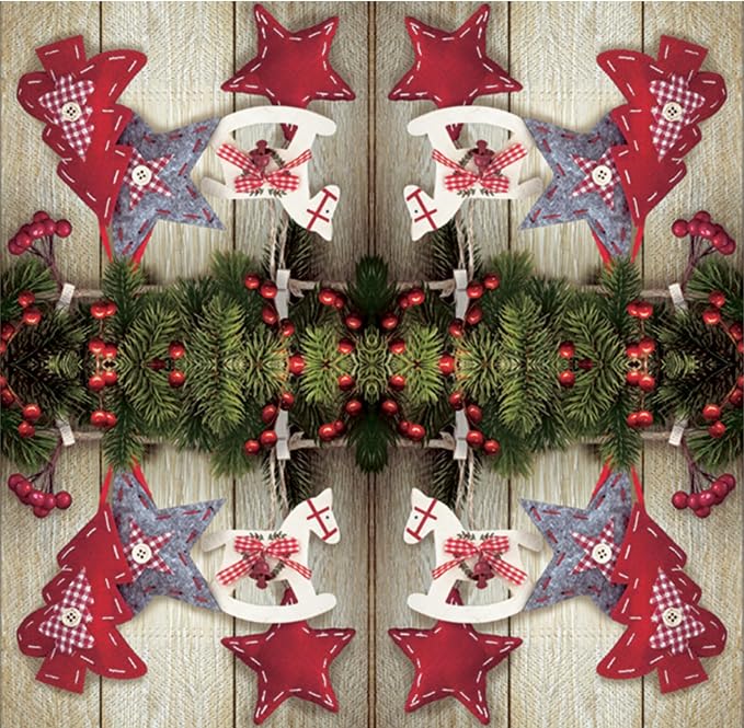 20-ct 13x13 Christmas Paper Decoupage Napkins, 3-Ply Servilletas Tissue Napkin - Image 3