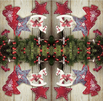 20-ct 13x13 Christmas Paper Decoupage Napkins, 3-Ply Servilletas Tissue Napkin - Image 3