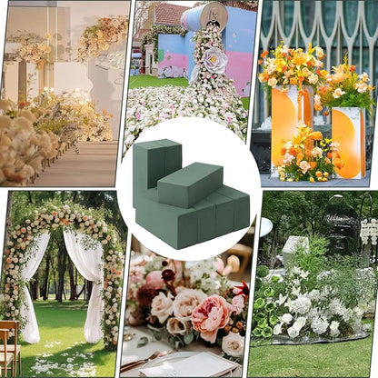 IHDYPPEW 16 PCS Green Floral Foam Blocks, 7.8"L x 2.4"W x 3.54"H Floral Foam - Image 7