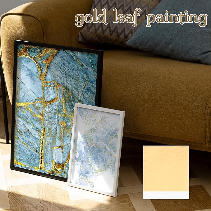 Ymapinc 120pcs Gold Leaf Sheets - Image 4
