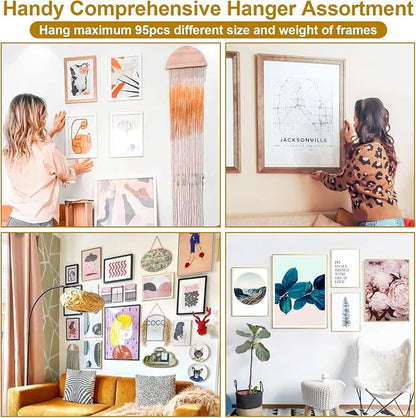 372 PCS Picture Hanging Kit, Christmas Decorations Indoor Outside Picture - Image 5