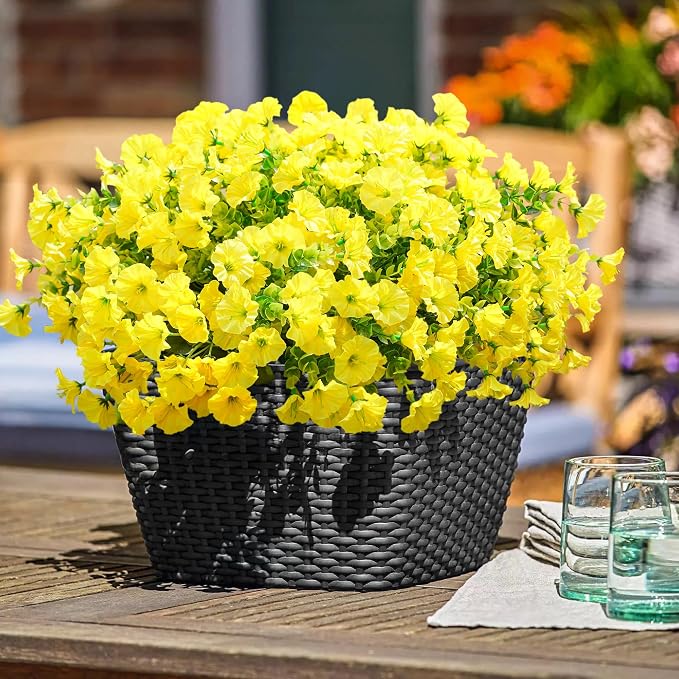Fake Mums Fall Artificial Flowers Plants - Image 4