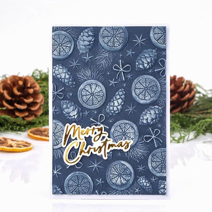 BAOFALI 3D Christmas Theme Plastic Embossing Folders Lemon Pine Nut - Image 3