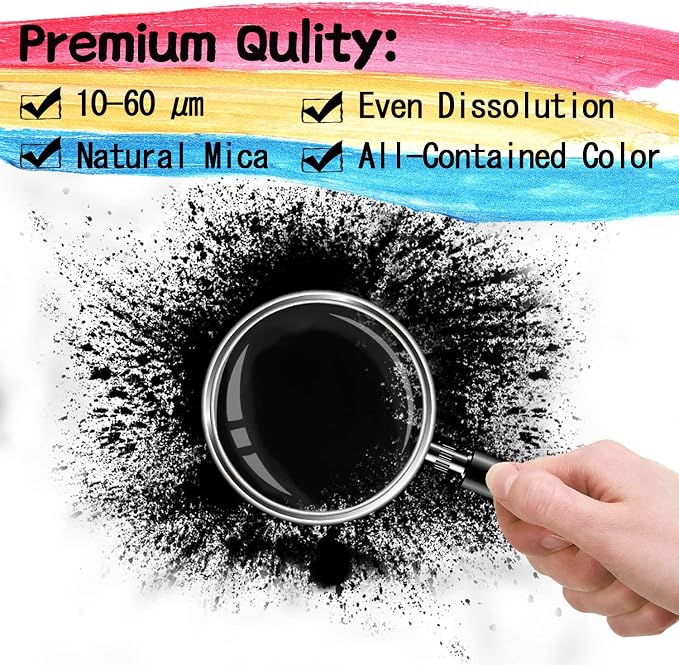 Mica Powder - 100g Mica Powder for Epoxy Resin - Pigment Powder Dye for - Image 2