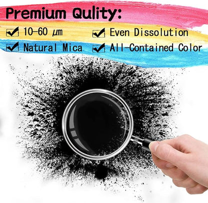 Mica Powder - 100g Mica Powder for Epoxy Resin - Pigment Powder Dye for - Image 2