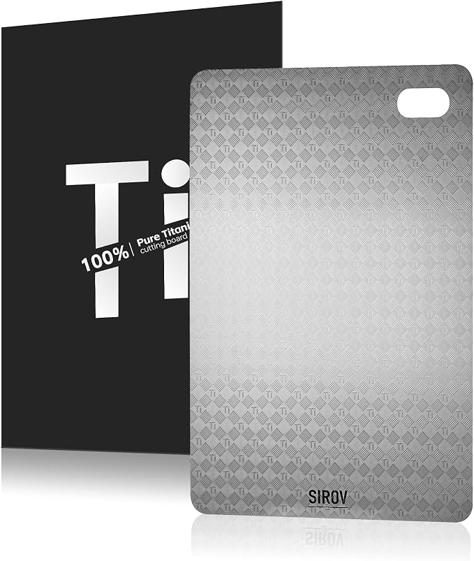 Titanium Cutting Board, 100% Pure Titanium Cutting Boards by 100PureTitanium