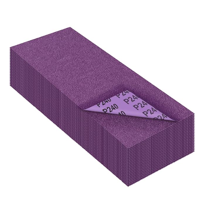 Sandpaper 240 Grit, Wet Dry Sanding Sheets, High Performance Ceramic Abrasive by MAXMAN