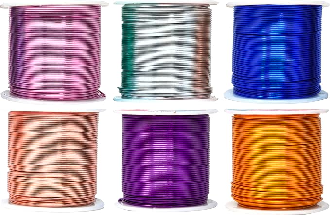 Mandala Crafts 18 Gauge Anodized Aluminum Craft Wire by MandalaCrafts