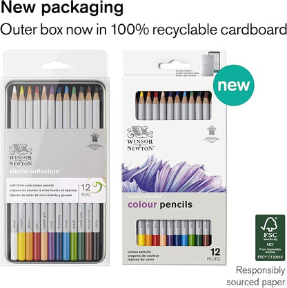 Winsor & Newton Studio Collection Artist Pencils, Color Pencils - Image 2