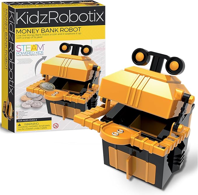 KidzRobotix - Money Bank Robot - Build a Piggy Bank by 4M