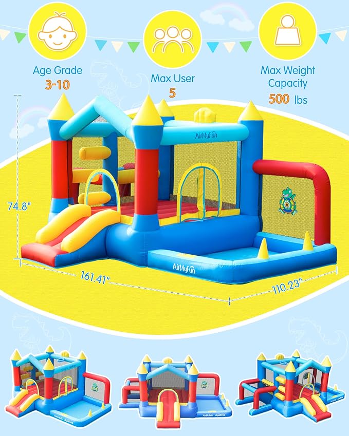 AirMyFun Bounce House for Kids 3-6, Premium Material Bounce House - Image 2