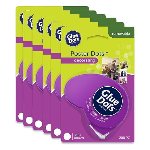 Glue Dots, Poster Dots Dot N' Go Dispenser, Double-Sided, .38 Inch, 1200 Dots - Image 2