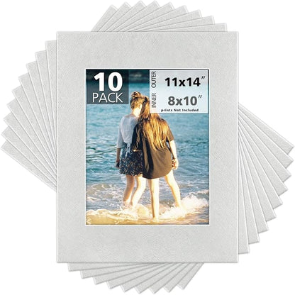 Mat Board Center, 11x14 Silver Color Mats by MatBoardCenter