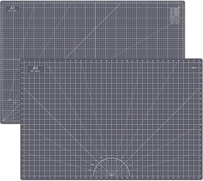 Headley Tools Thickened 24 x 36 Inch Self Healing Cutting Mat, Durable A1 by HeadleyTools