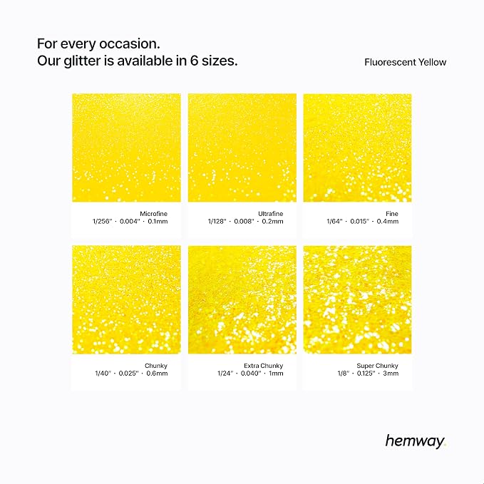 Hemway Polyurethane & Epoxy Resin Glitter 100g / 3.5oz Metallic Crystal Flake - Image 3