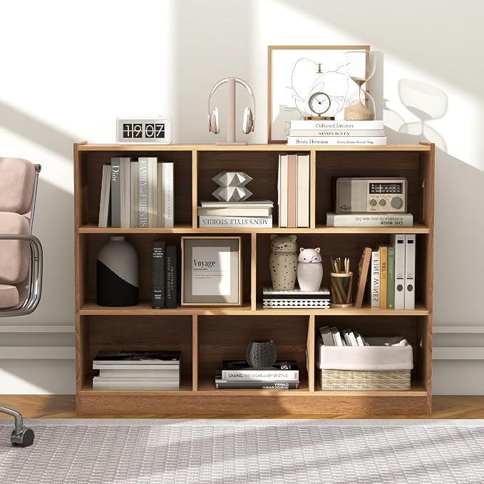Toy Storage Organizer, 3-Tier Kids Bookshelf, 8 Cube Kids' Bookcases, Cabinets - Image 9