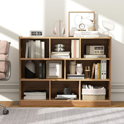 Toy Storage Organizer, 3-Tier Kids Bookshelf, 8 Cube Kids' Bookcases, Cabinets - Image 9