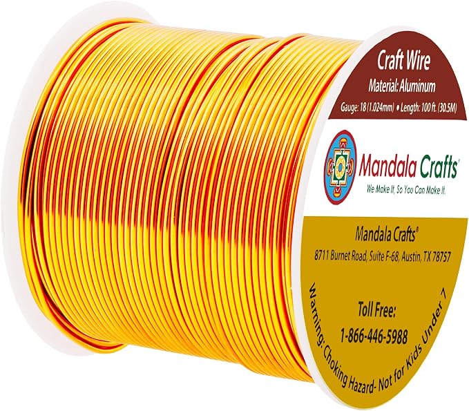 Mandala Crafts 18 Gauge Anodized Aluminum Craft Wire - Image 2