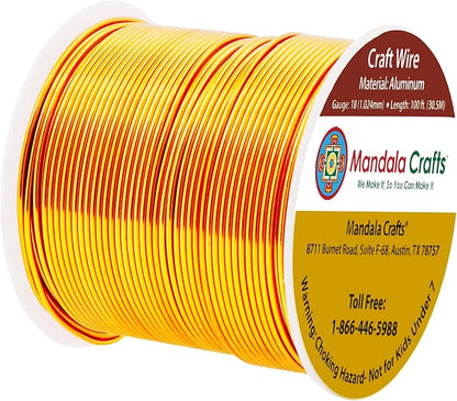 Mandala Crafts 18 Gauge Anodized Aluminum Craft Wire - Image 2