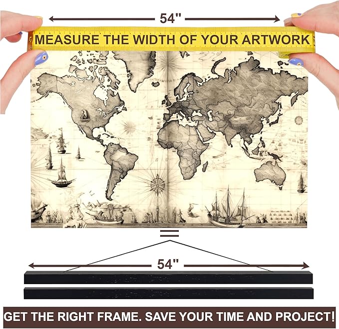 DACRI HOME 54" Magnetic Poster Hanger Frame - Image 3