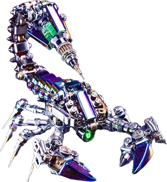 Mostarle Cyberpunk Rage Scorpion 3D Metal Puzzle, DIY Sci-Fi Model by ARCYNIXMOSTARLE