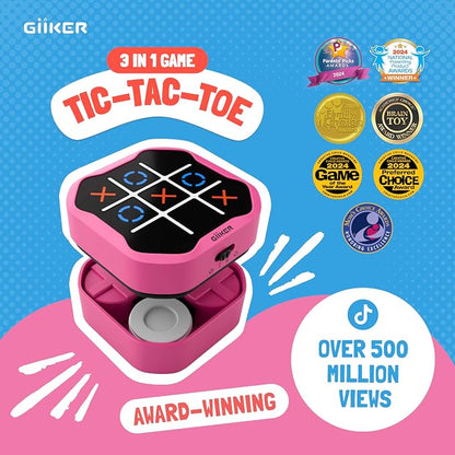 GiiKER Tic Tac Toe Bolt Game, Original 3-in-1 Handheld Puzzle Game, Portable - Image 2
