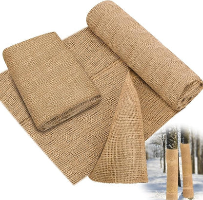 Buryeah 40 Inch x 6.6 ft Burlap Fabrics Roll Natural Jute Burlap Garden Tree - Image 7