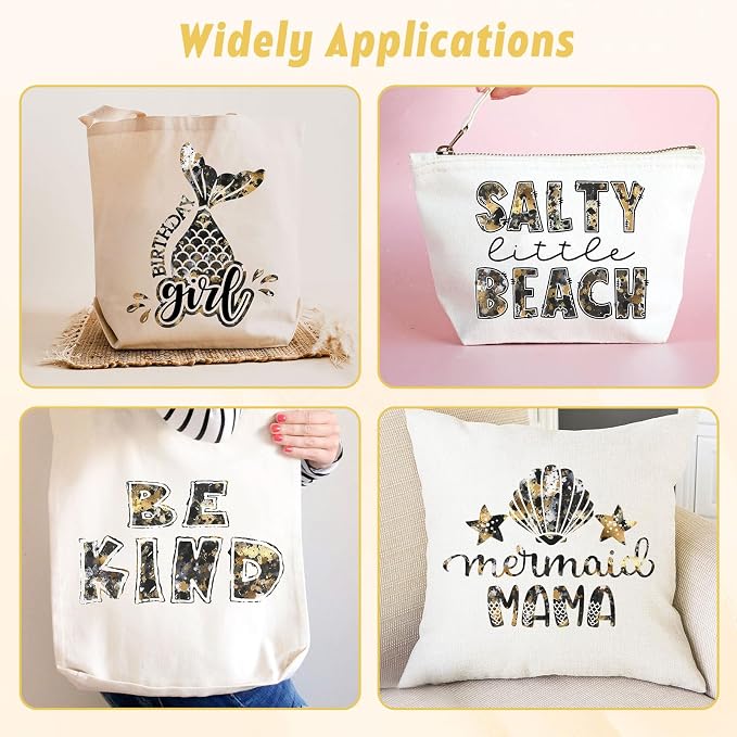 Tintnut Black Gold Splash Heat Transfer Vinyl - Image 6